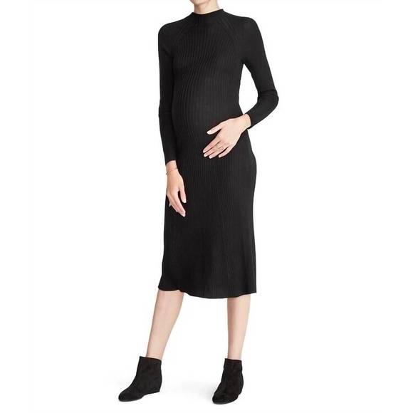 NEW HATCH renee maternity dress in black - Picture 1 of 3